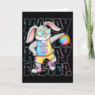 Cool Easter Bunny Sketll Happy Easter For Kids Adu Card