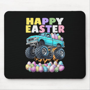Cool Easter Shirts Boys Monster Truck Happy Tee  Mouse Pad