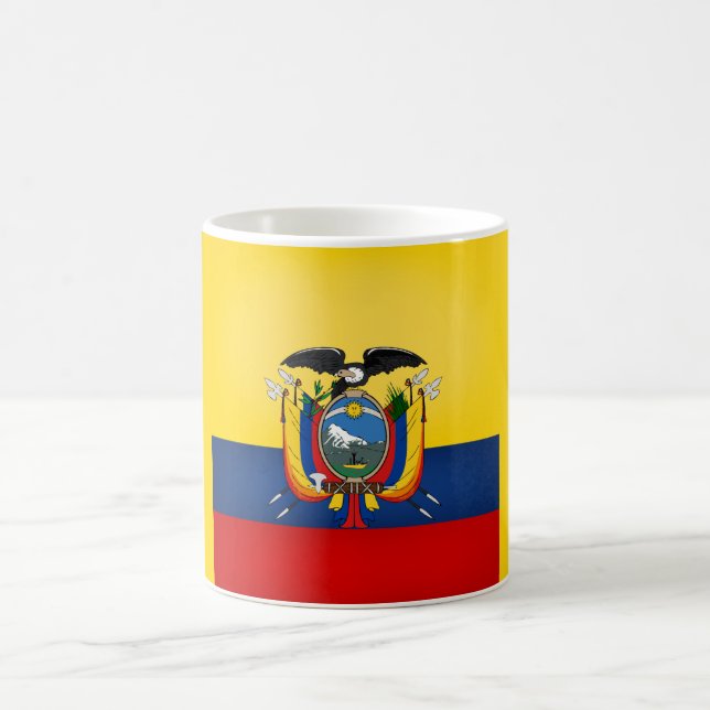 Cool Ecuador Flag Coffee Mug (Center)