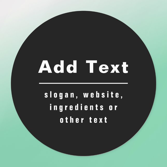 Cool Editable Brand Name | Black White Waterproof (Creator Uploaded)