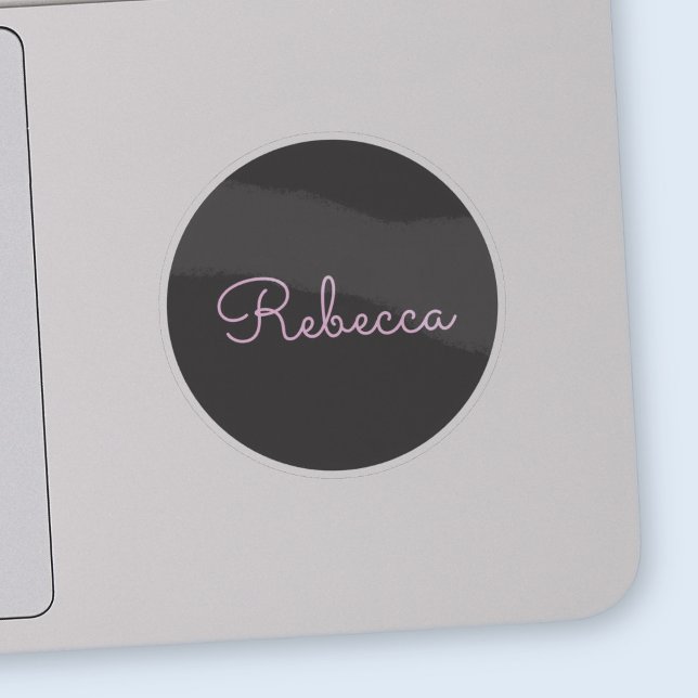 Cool Editable Pink Retro-Modern Script Design (Creator Uploaded)