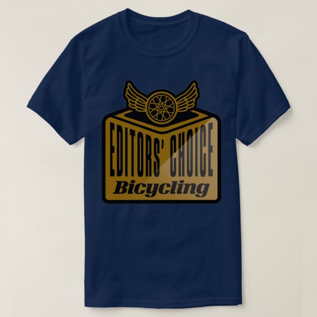 Cool editors choice bicycling Design T-Shirt (Design Front)
