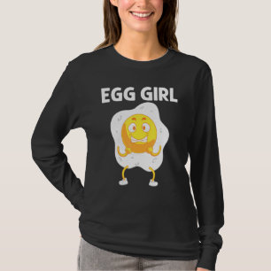 Cool Egg For Girls Kid Fried Baked Poached Protein T-Shirt