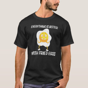 Cool Egg For Men Women Fried Baked Poached Protein T-Shirt