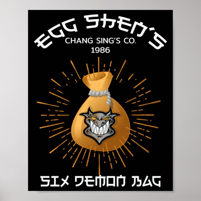 Cool - Egg Shen's Six Demon Bag Tee Long Sleeve  Poster (Front)