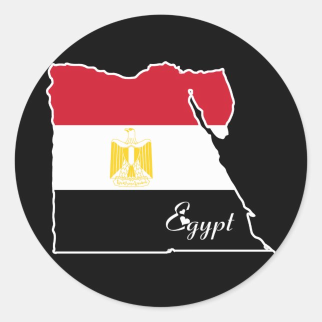 Cool Egypt Classic Round Sticker (Front)