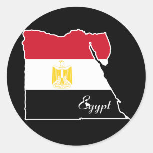 Cool Egypt Classic Round Sticker
