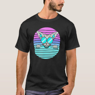 Cool Egyptian Retro Cat Sunset 1 T-Shirt