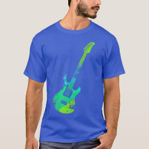 Cool Electric Guitar Chords Art Funny Bass Slogan  T-Shirt