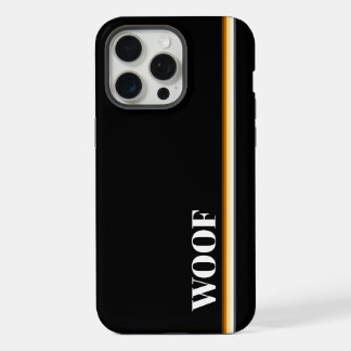 Cool Elegant Gay Bears Pride Flag Woof iPhone 15 Pro Max Case