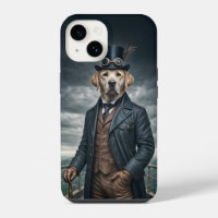 Cool Elegant Victorian Steampunk Labrador Dog Art