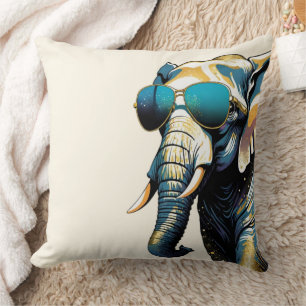 Cool Elephant Chic Cushion