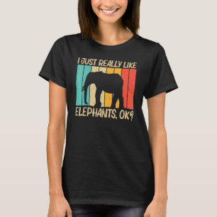 Cool Elephant For Men Women Vintage Elephant 1 T-Shirt