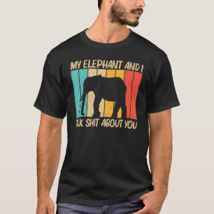 Cool Elephant For Men Women Vintage Elephant  1 T-Shirt