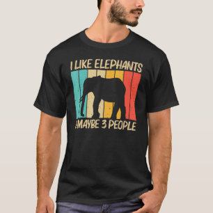 Cool Elephant For Men Women Vintage Elephant   T-Shirt
