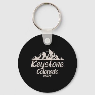 Cool Elevation Keystone Colorado Tee Skiing Snowbo Key Ring