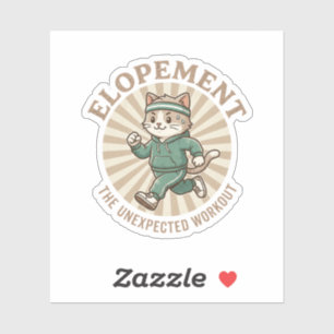 Cool Elopement Autism Cat Humor Unexpected Workout