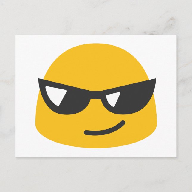 Cool Emoji Postcard (Front)