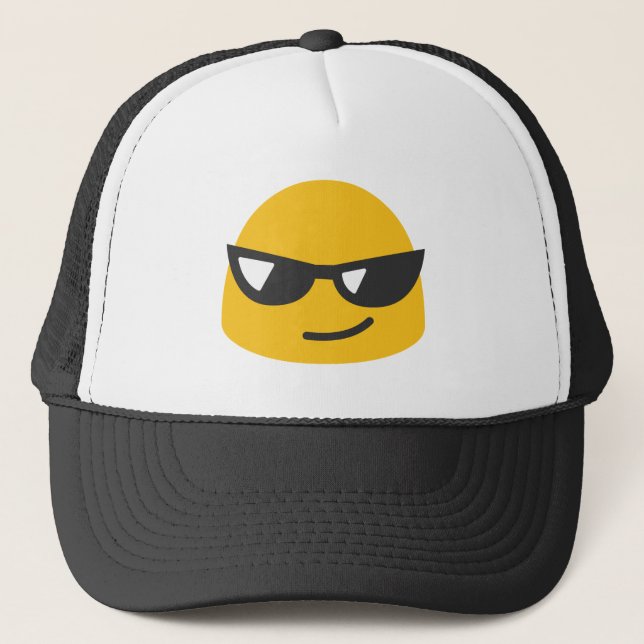 Cool Emoji Trucker Hat (Front)