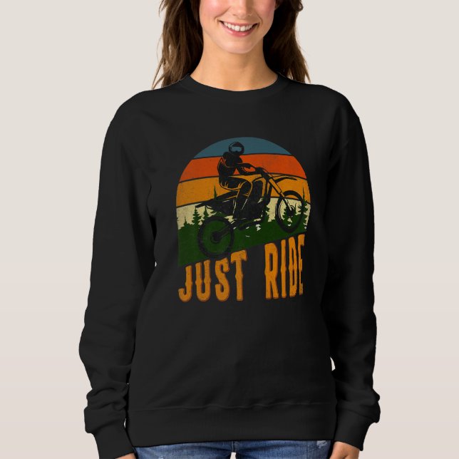Cool Enduro Just Ride Sweatshirt (Front)