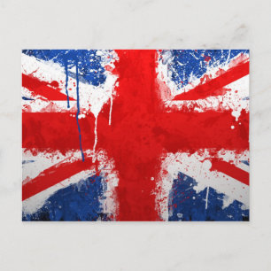 Cool England flag Postcard