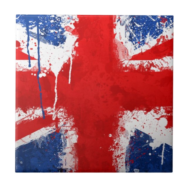 Cool England flag Tile (Front)