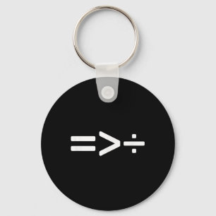 Cool Equality Is Greater Than Division _1  Key Ring