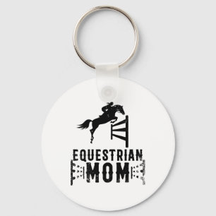 Cool Equestrian Mum Gift For Horse Show Jumping Wo Key Ring