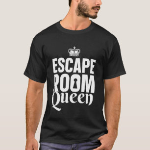 Cool Escape Room Art for Women Girls Escape Game E T-Shirt