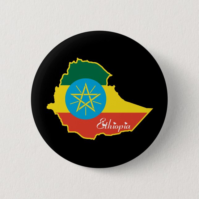 Cool Ethiopia 6 Cm Round Badge (Front)