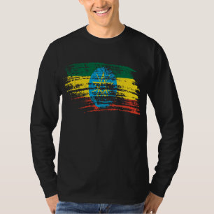 Cool Ethiopian flag design T-Shirt