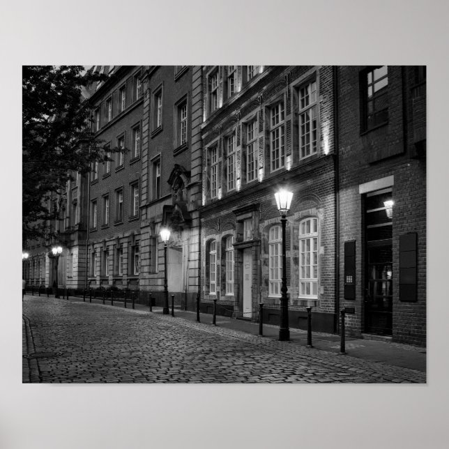 Cool European German Architectural Style Poster (Front)