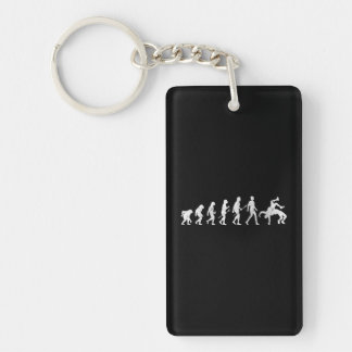 Cool Evolution Of Human Wrestling Martial Art Key Ring