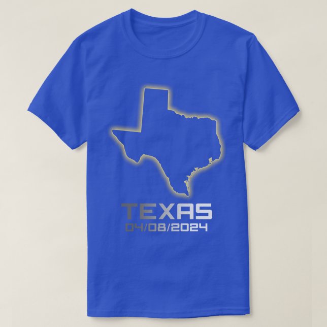 Cool exas America Astronomy otal Solar Eclipse 202 T-Shirt (Design Front)