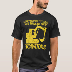 Cool Excavator For Men Women Heavy Equipment Opera T-Shirt