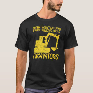 Cool Excavator For Men Women Heavy Equipment Opera T-Shirt