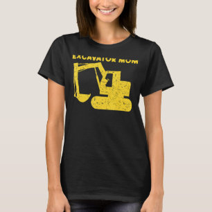 Cool Excavator For Mum Women Heavy Equipment Opera T-Shirt