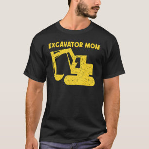 Cool Excavator For Mum Women Heavy Equipment Opera T-Shirt