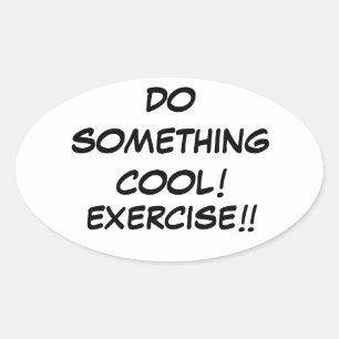 COOL exercise sticker