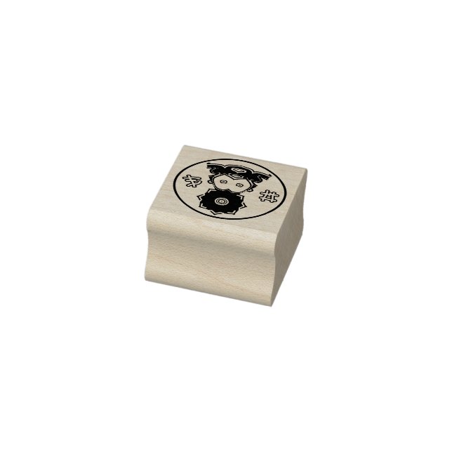 Cool exotic thing rubber stamp (Stamp)