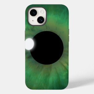 Cool eyePhone Green Eye Iris Eyeball Tough Case-Mate iPhone 14 Case