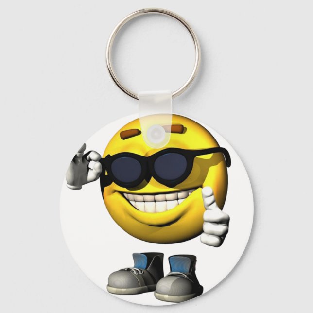 Cool Face Keychain (Front)