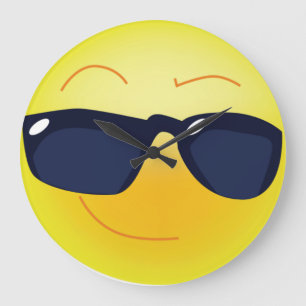 COOL FACE LARGE CLOCK
