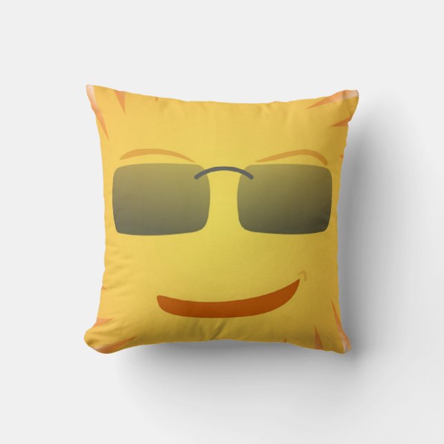 COOL FACE THROW PILLOW (Front)