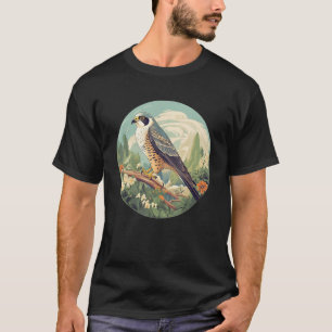 Cool Falconry Bird in Wilderness T-Shirt