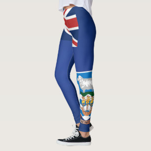 Cool Falkland Islands Flag Fashion Leggings