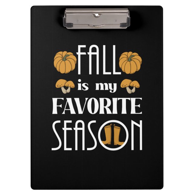 Cool Fall  Clipboard (Front)