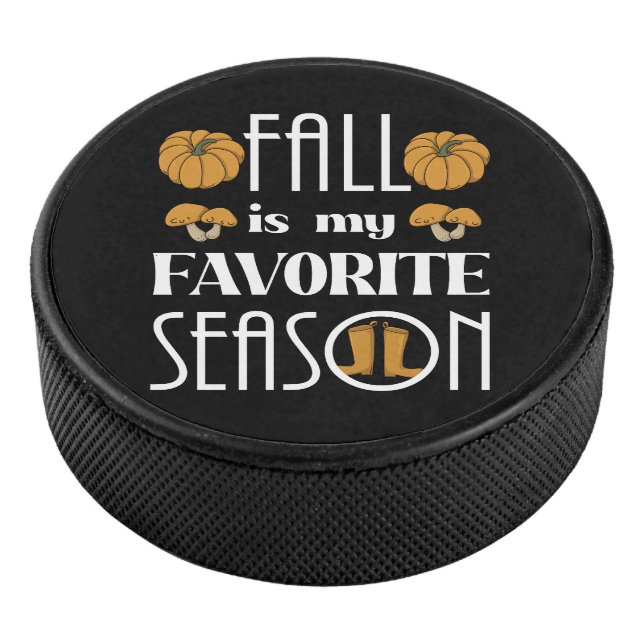 Cool Fall  Hockey Puck (3/4)