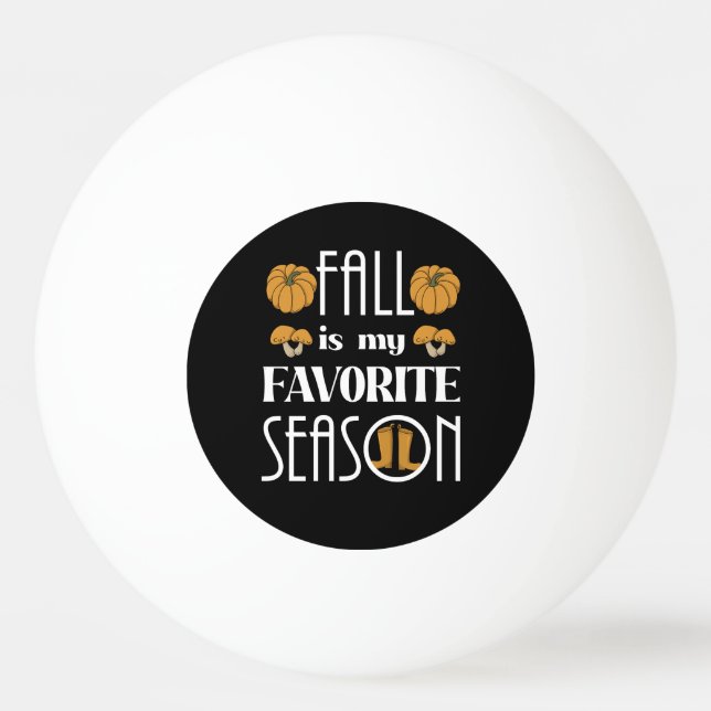 Cool Fall  Ping Pong Ball (Front)