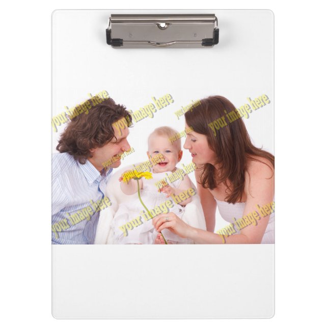 Cool Family Stylish Fab Photo Collage Clipboard (Front)
